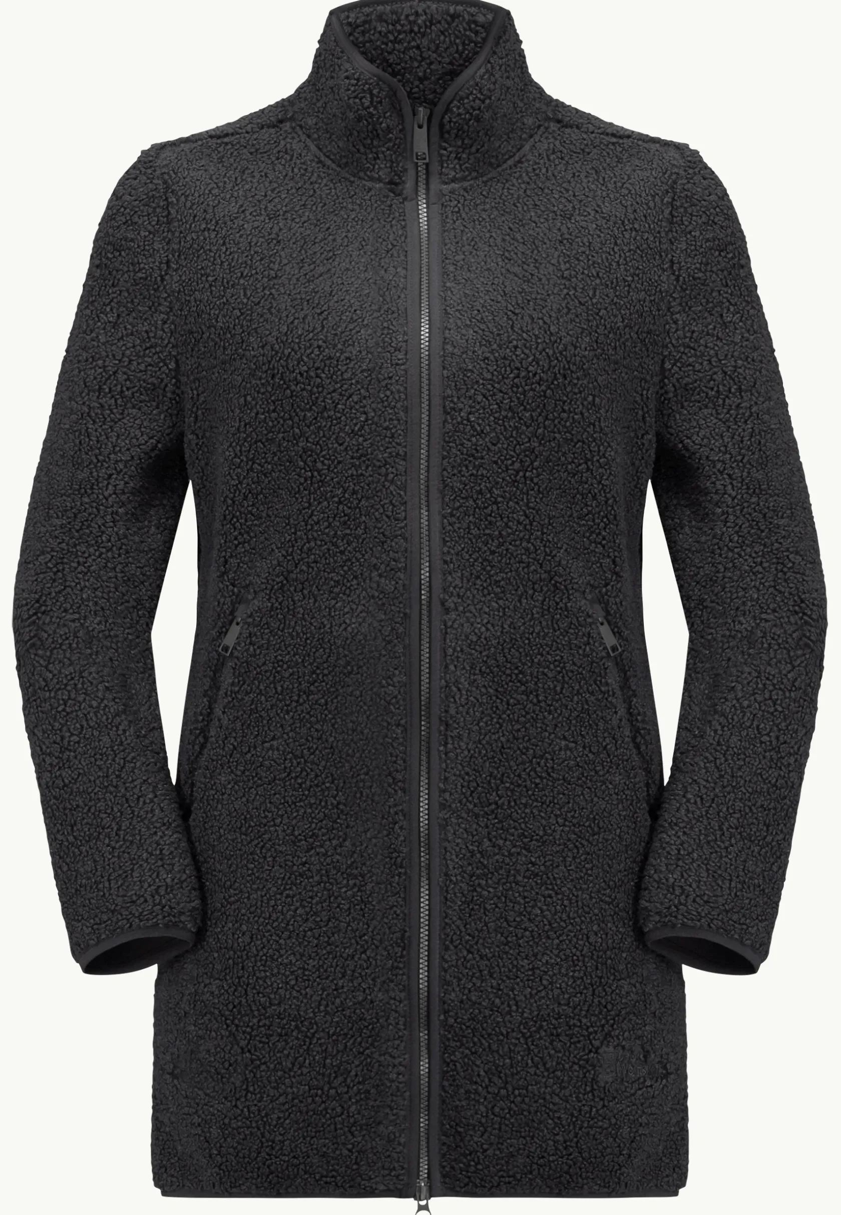 Sale High Curl Coat W Damen Fleecejacken|Übergangsjacken