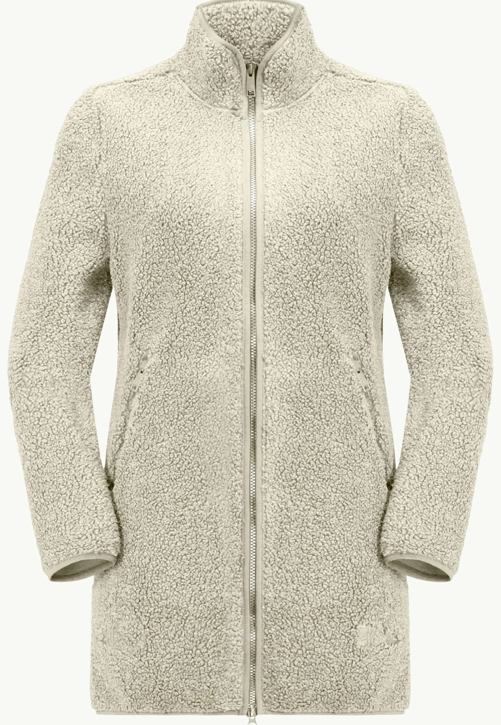 Sale High Curl Coat W Damen Fleecejacken|Übergangsjacken
