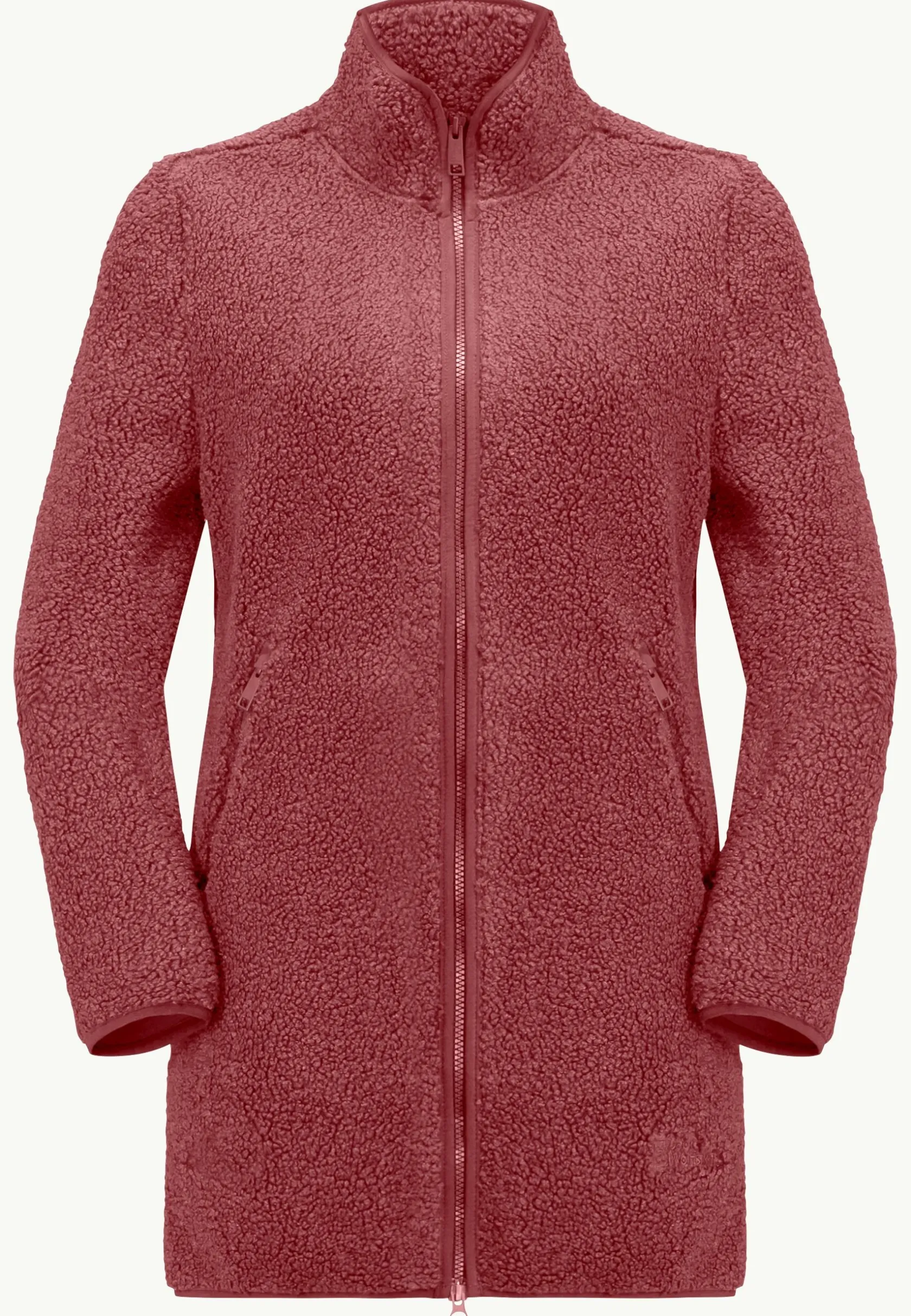 Sale High Curl Coat W Damen Fleecejacken|Übergangsjacken