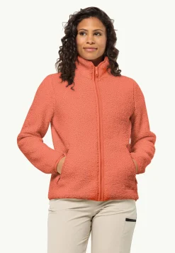 Discount High Curl Jacket W Damen Fleece|Fleecejacken