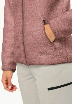 Discount High Curl Jacket W Damen Fleece|Fleecejacken