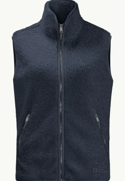 Best High Curl Vest W Damen Fleece|Fleecejacken
