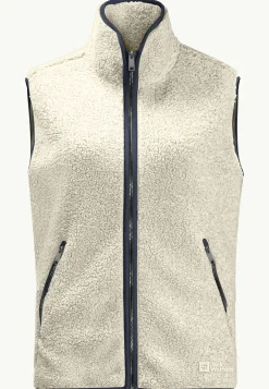 Best High Curl Vest W Damen Fleece|Fleecejacken