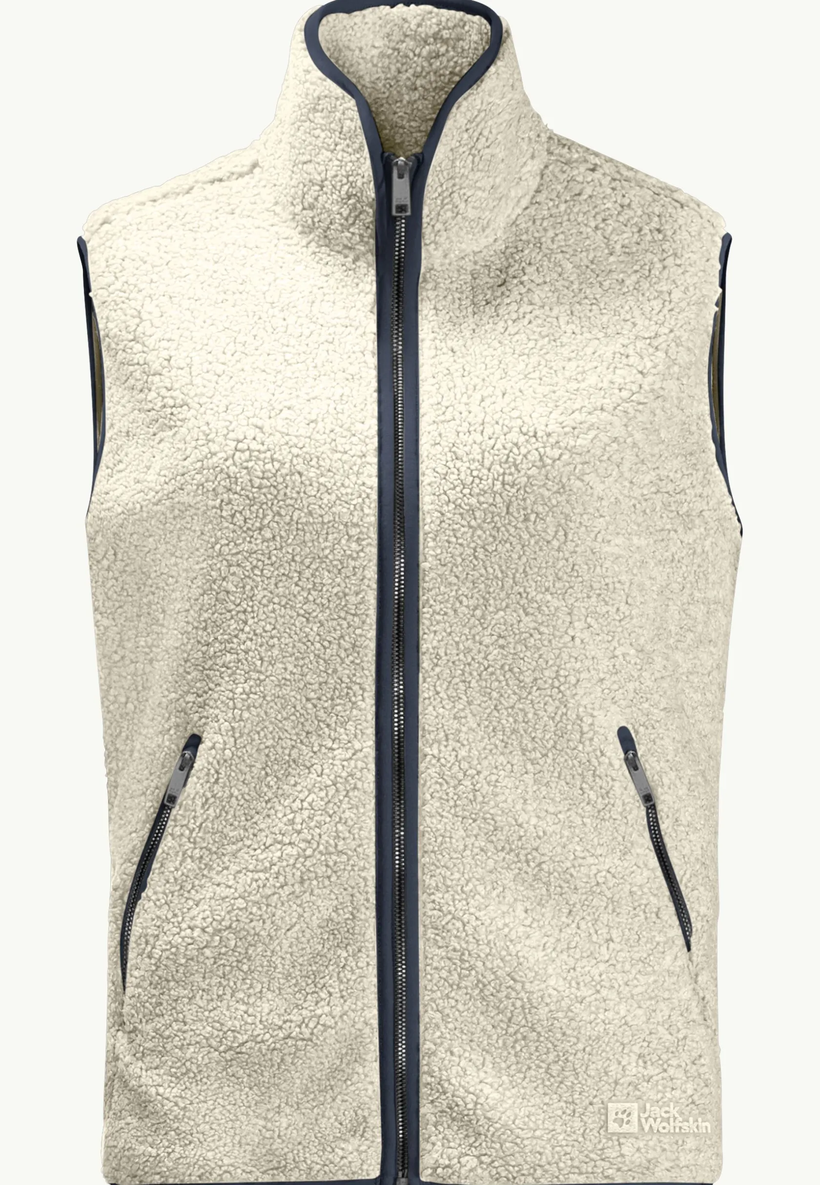 Best High Curl Vest W Damen Fleece|Fleecejacken