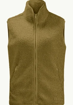 Best High Curl Vest W Damen Fleece|Fleecejacken