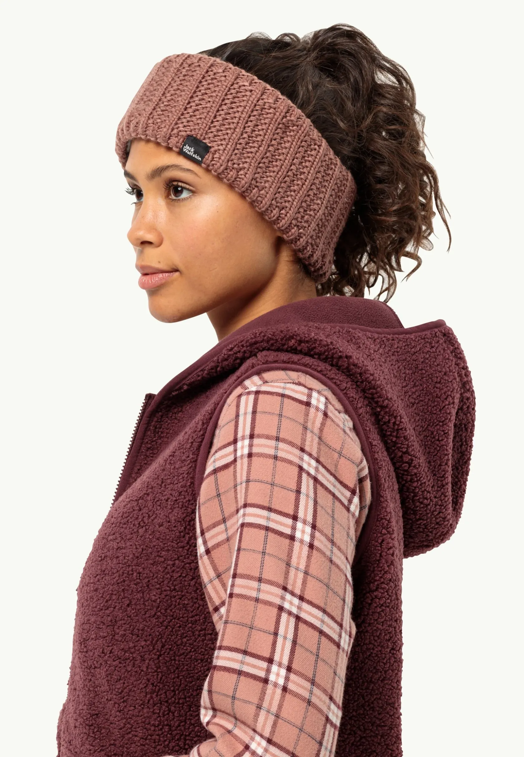 Hot Highloft Knit Headband W Damen Mützen