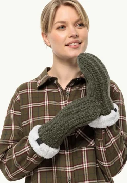 Clearance Highloft Knit Mitten W Damen Handschuhe
