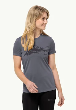 New Hiking S/s T W Damen Funktionsshirts|T-Shirts & Longsleeves