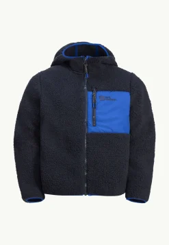 New Ice Curl Hood Jacket K Kinder Fleece|Fleecejacken