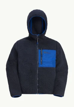 New Ice Curl Hood Jacket K Kinder Fleece|Fleecejacken