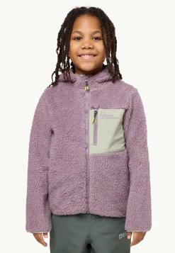New Ice Curl Hood Jacket K Kinder Fleece|Fleecejacken
