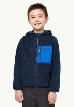 New Ice Curl Hood Jacket K Kinder Fleece|Fleecejacken