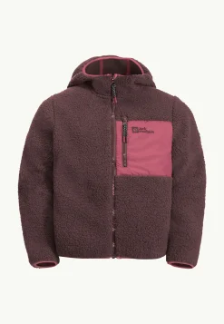 New Ice Curl Hood Jacket K Kinder Fleece|Fleecejacken