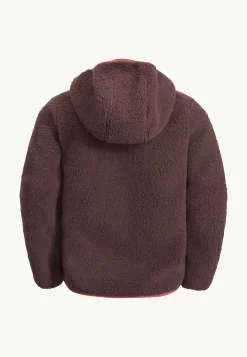 New Ice Curl Hood Jacket K Kinder Fleece|Fleecejacken