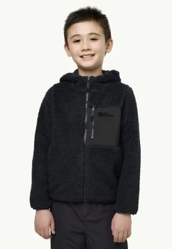 New Ice Curl Hood Jacket K Kinder Fleece|Fleecejacken