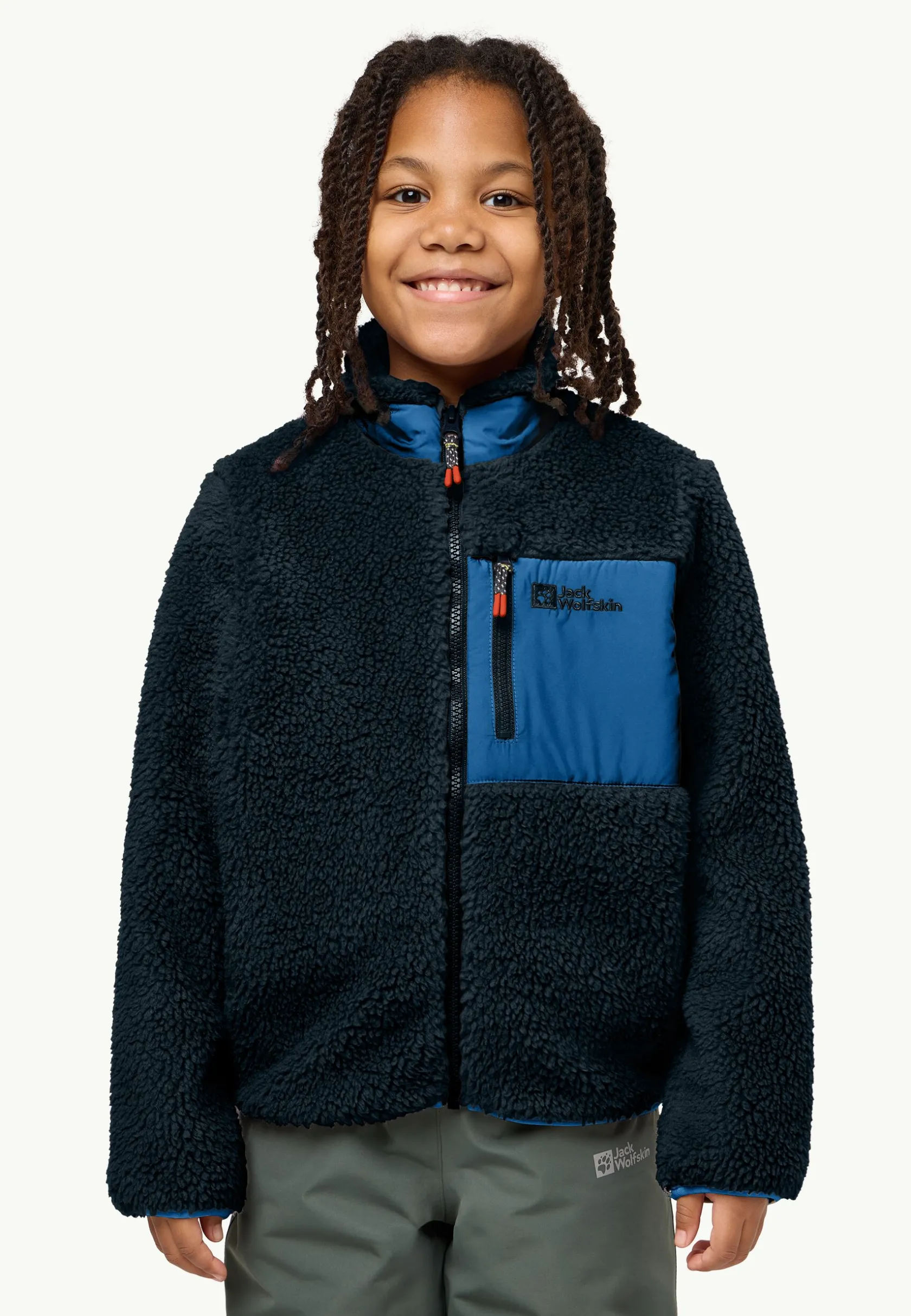 Clearance Ice Curl Jacket K Kinder Fleece|Fleecejacken