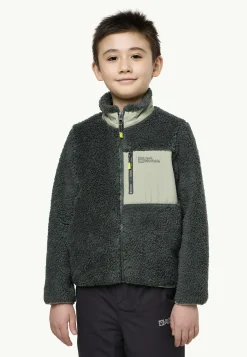 Clearance Ice Curl Jacket K Kinder Fleece|Fleecejacken