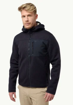 Outlet Kaminfeuer Hooded Jkt M Herren Fleecejacken|Fleece
