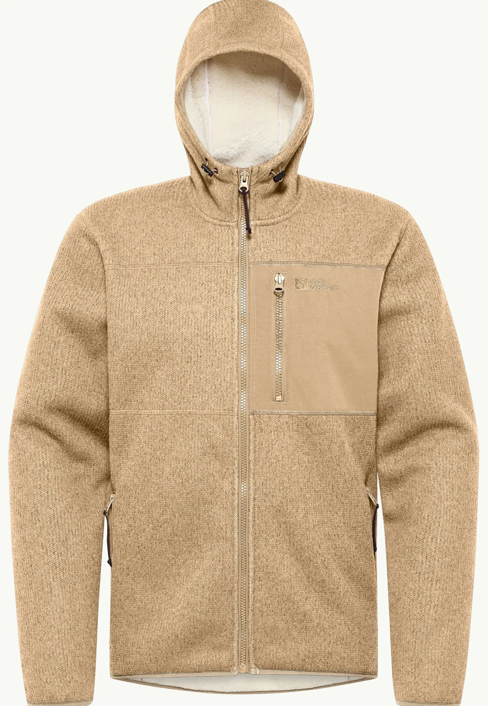 Outlet Kaminfeuer Hooded Jkt M Herren Fleecejacken|Fleece