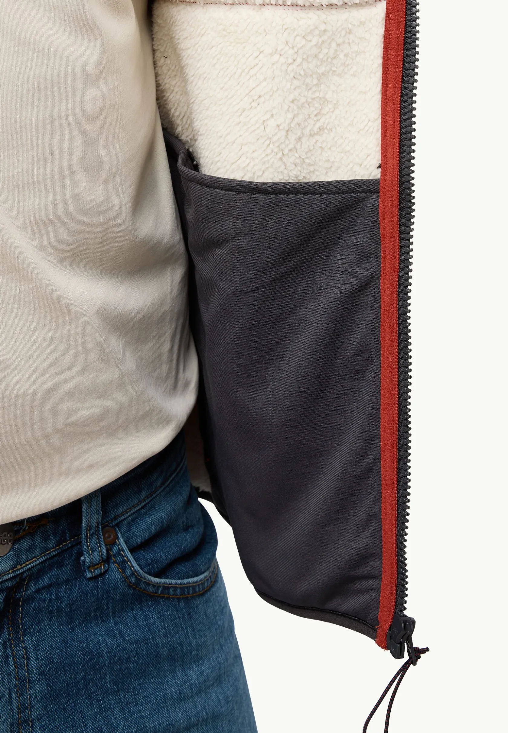 Outlet Kaminfeuer Hooded Jkt M Herren Fleecejacken|Fleece