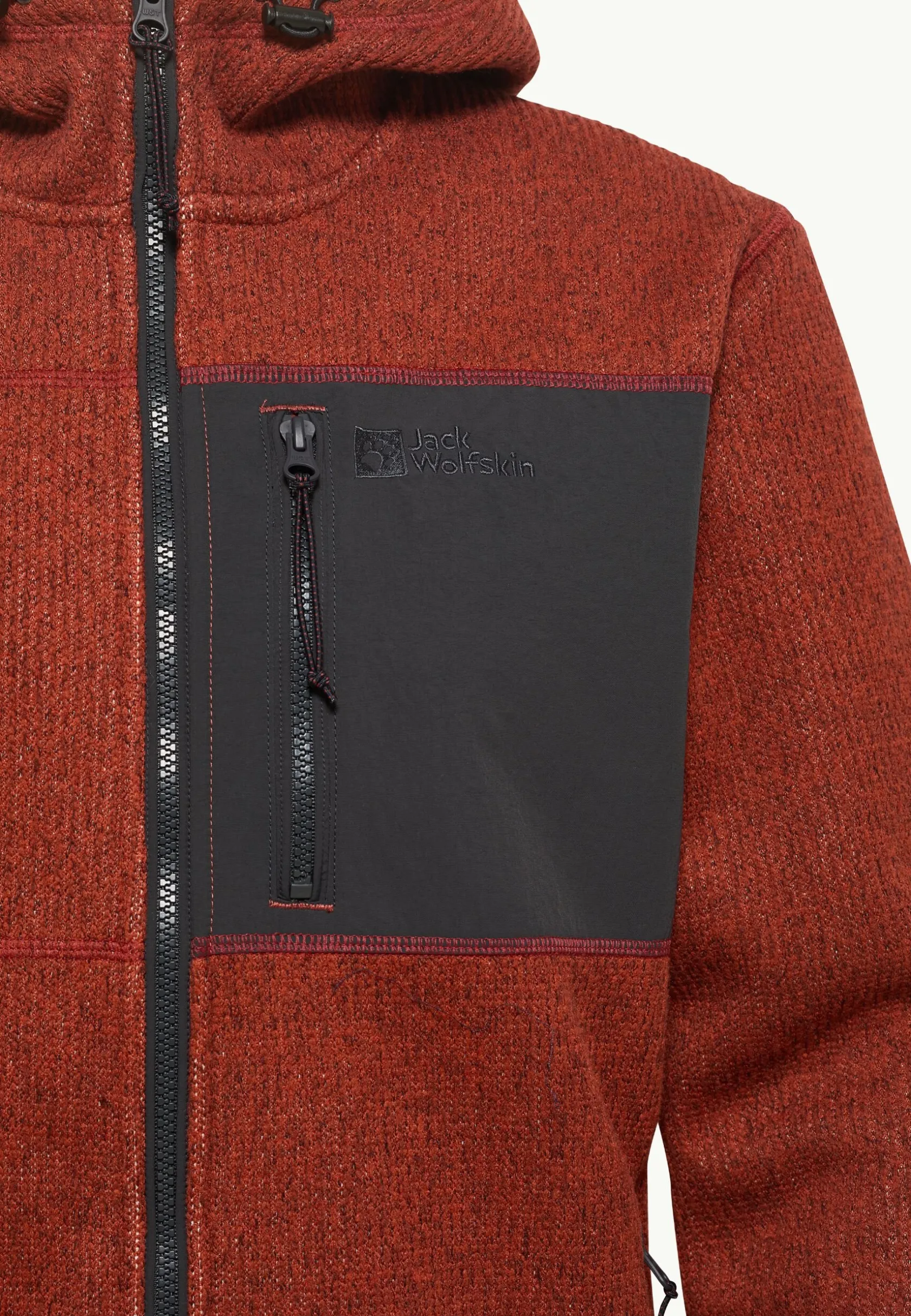 Outlet Kaminfeuer Hooded Jkt M Herren Fleecejacken|Fleece