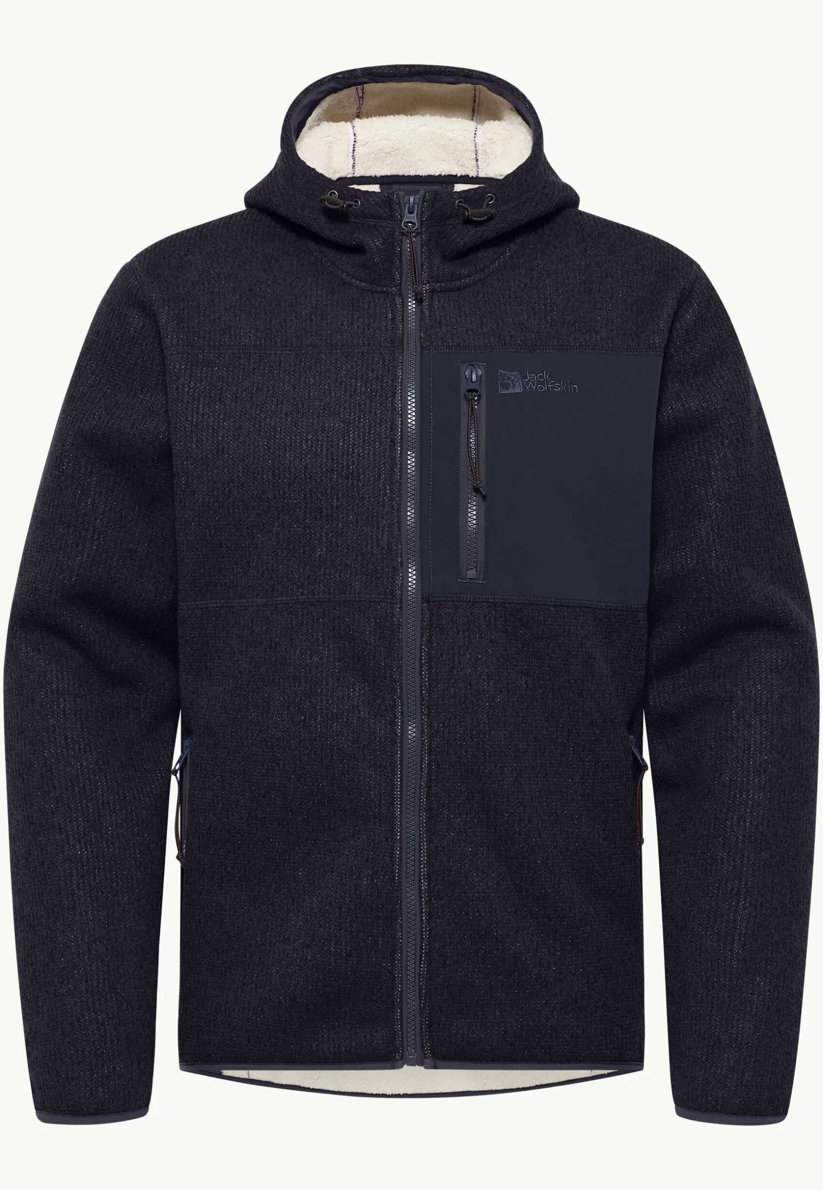 Outlet Kaminfeuer Hooded Jkt M Herren Fleecejacken|Fleece