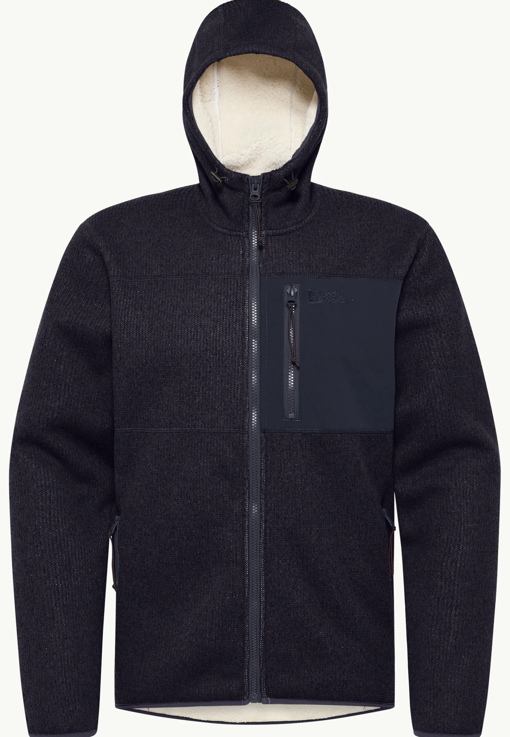 Outlet Kaminfeuer Hooded Jkt M Herren Fleecejacken|Fleece