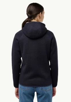 Best Kaminfeuer Hooded Jkt W Damen Fleece|Fleecejacken