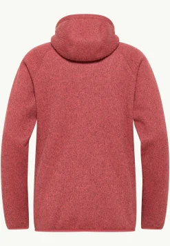 Best Kaminfeuer Hooded Jkt W Damen Fleece|Fleecejacken