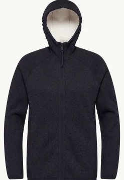 Best Kaminfeuer Hooded Jkt W Damen Fleece|Fleecejacken