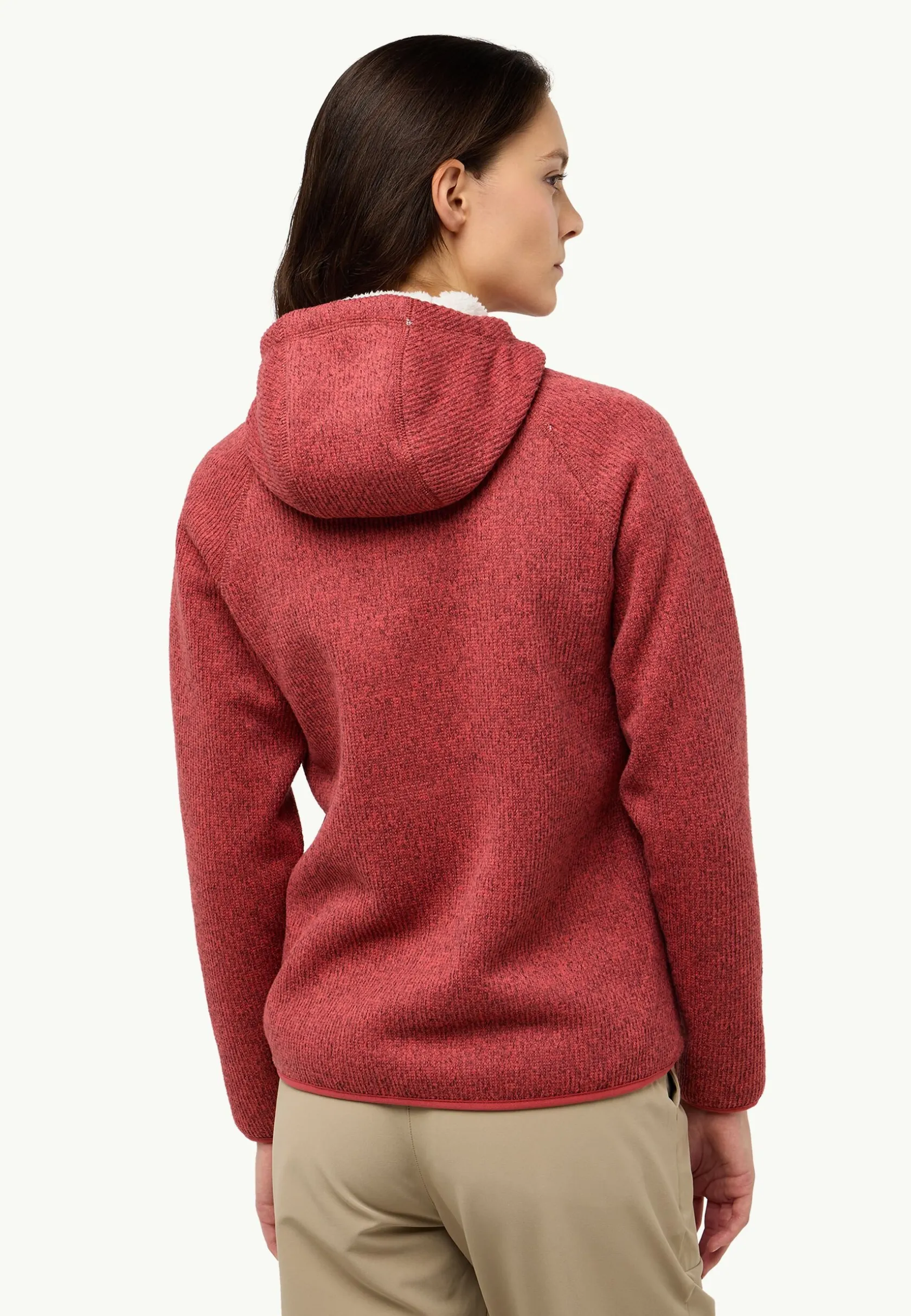 Best Kaminfeuer Hooded Jkt W Damen Fleece|Fleecejacken