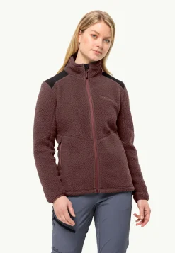 Clearance Kammweg Pile Fz W Damen Fleece|Fleecejacken