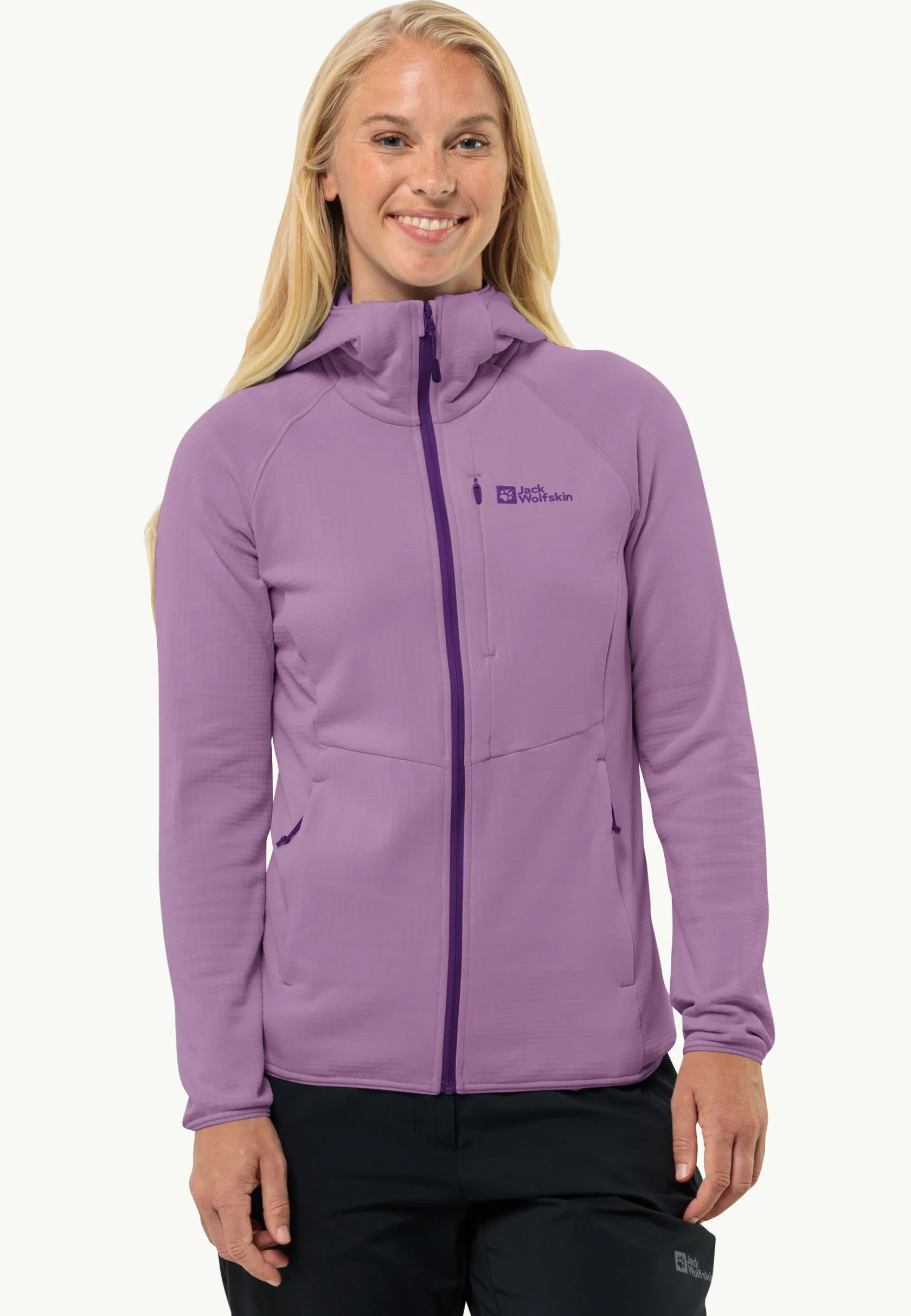 Online Kolbenberg Hooded Fz W Damen Fleece|Fleecejacken