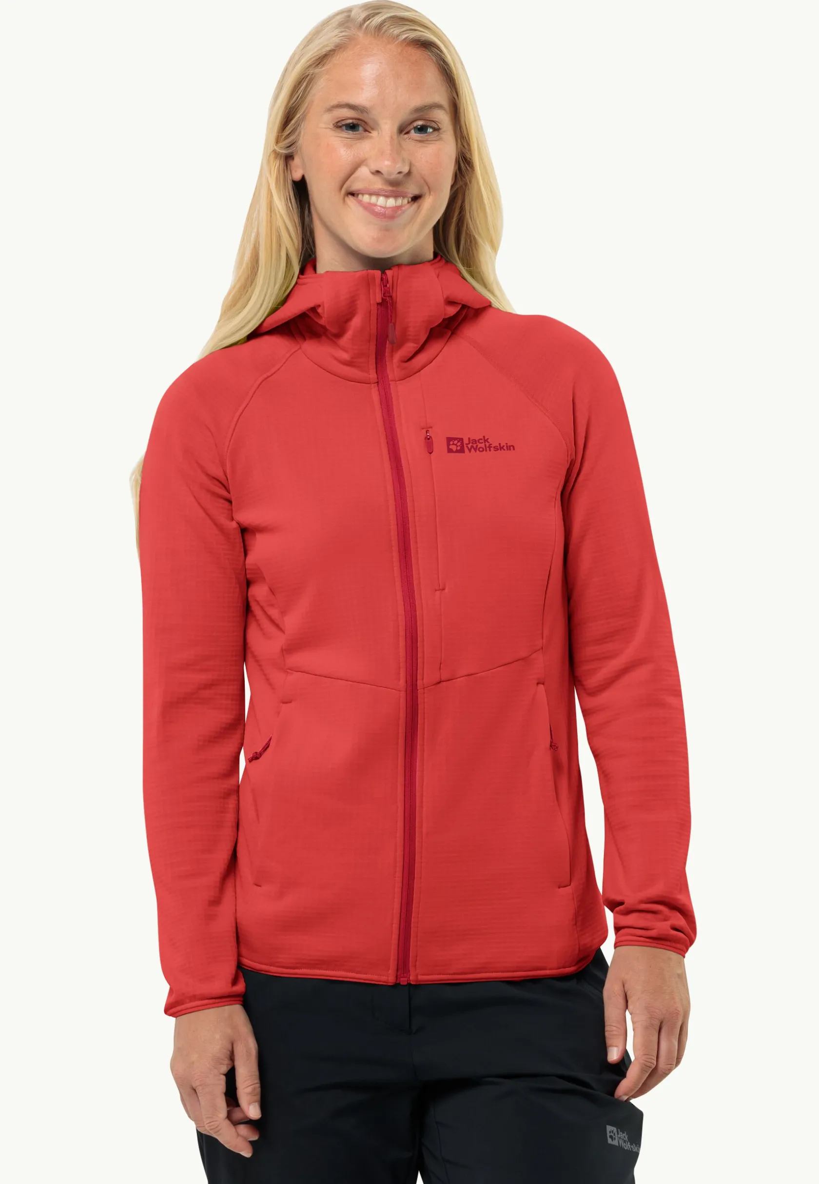 Online Kolbenberg Hooded Fz W Damen Fleece|Fleecejacken