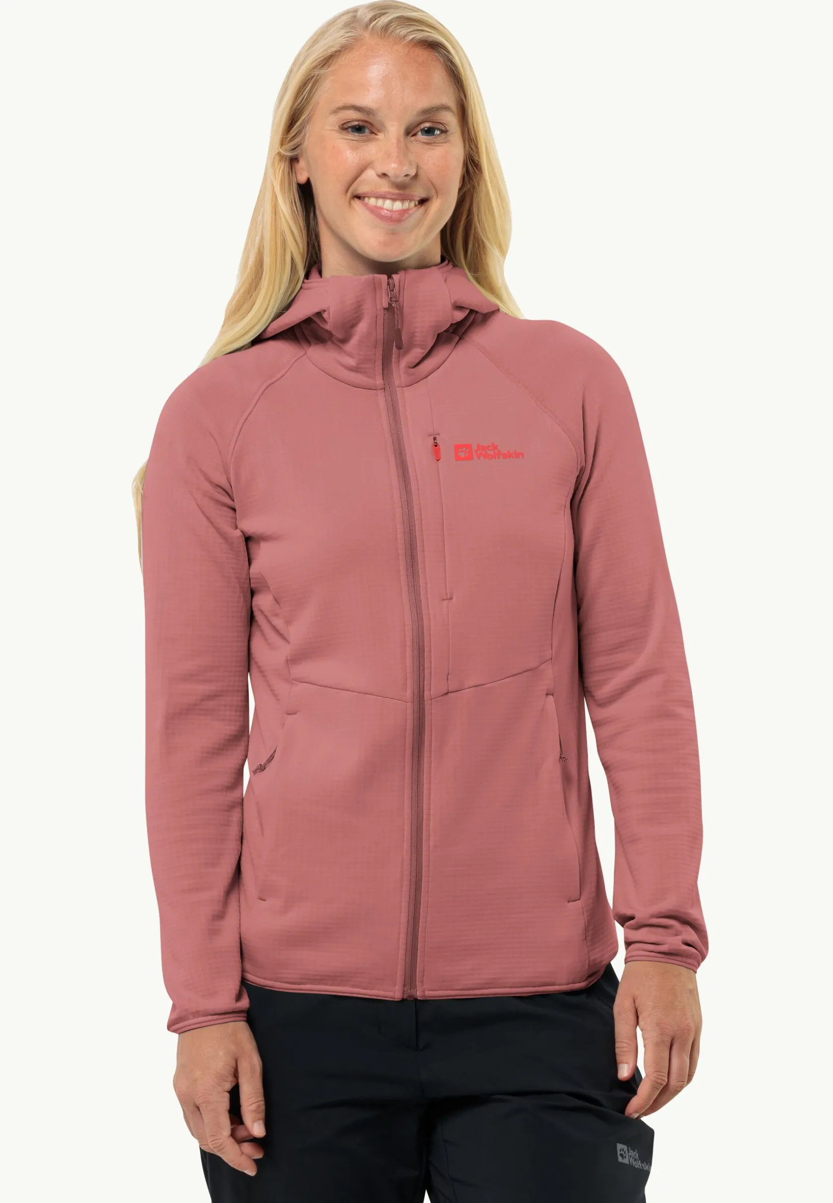 Online Kolbenberg Hooded Fz W Damen Fleece|Fleecejacken