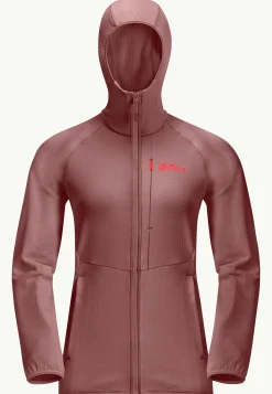 Online Kolbenberg Hooded Fz W Damen Fleece|Fleecejacken