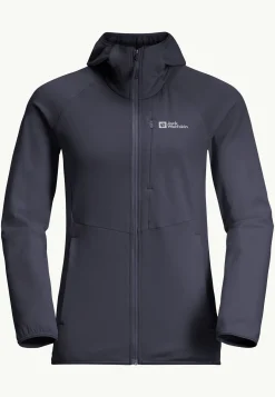 Online Kolbenberg Hooded Fz W Damen Fleece|Fleecejacken