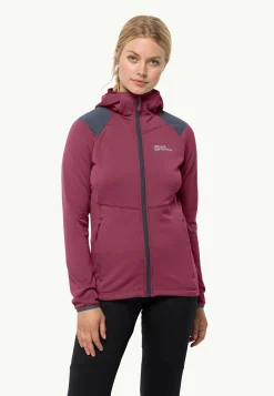 Fashion Kolbenberg Hooded Fz W Damen Fleece|Fleecejacken