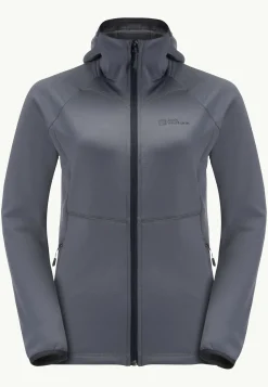 Fashion Kolbenberg Hooded Fz W Damen Fleece|Fleecejacken