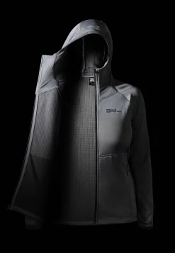 Fashion Kolbenberg Hooded Fz W Damen Fleece|Fleecejacken