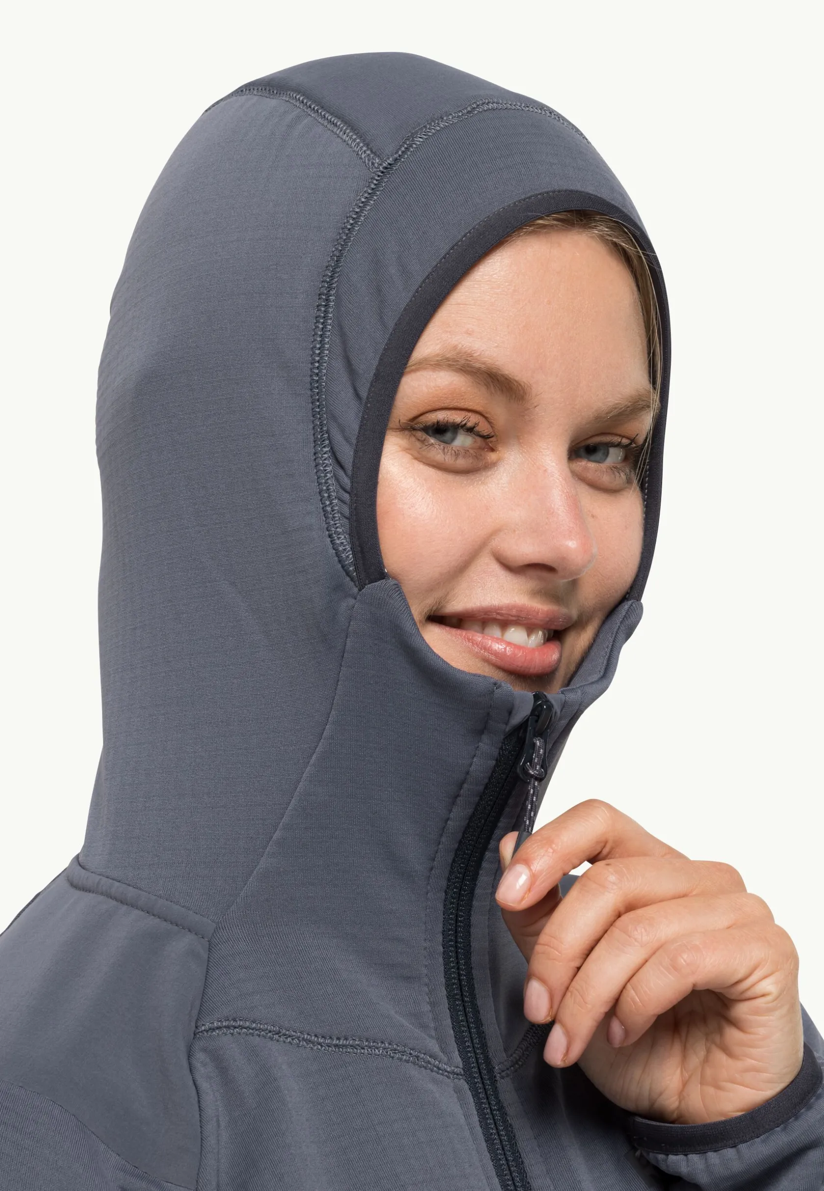Fashion Kolbenberg Hooded Fz W Damen Fleece|Fleecejacken