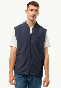 Online Light Curl Vest M Herren Fleece|Fleecejacken