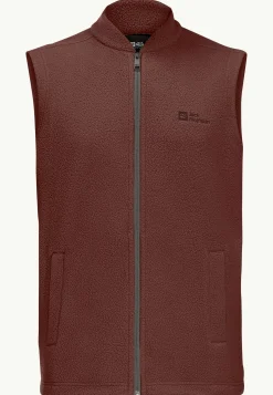 Online Light Curl Vest M Herren Fleece|Fleecejacken