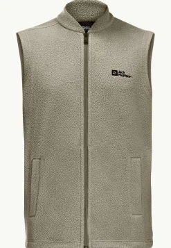 Online Light Curl Vest M Herren Fleece|Fleecejacken