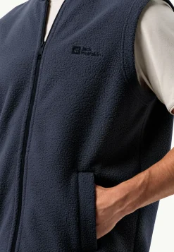 Online Light Curl Vest M Herren Fleece|Fleecejacken