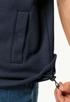 Online Light Curl Vest M Herren Fleece|Fleecejacken