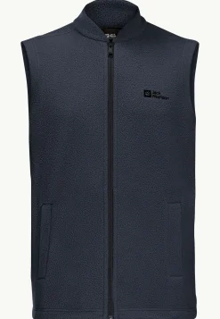 Online Light Curl Vest M Herren Fleece|Fleecejacken