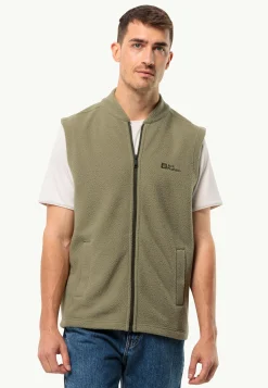 Online Light Curl Vest M Herren Fleece|Fleecejacken