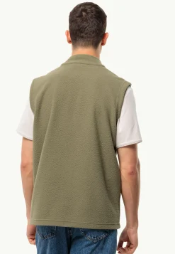 Online Light Curl Vest M Herren Fleece|Fleecejacken