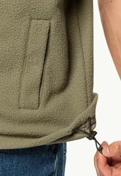 Online Light Curl Vest M Herren Fleece|Fleecejacken